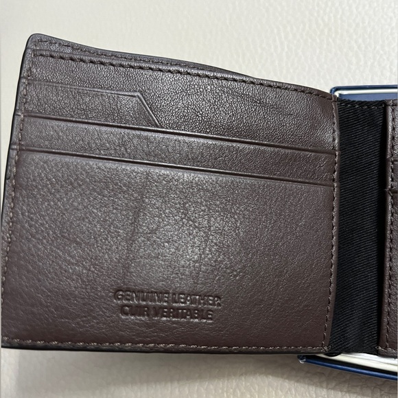 NWB - Cole Haan Men’s Leather Folding Wallet - Picture 5 of 11